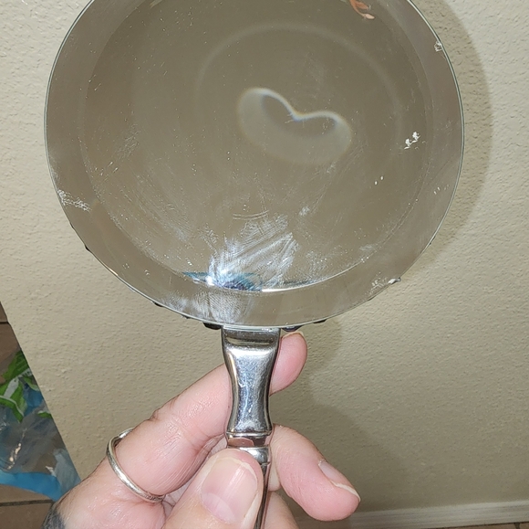 Hand Crafted Vintage Style Decorative Hand Mirror with Jewel Accents - Picture 6 of 8